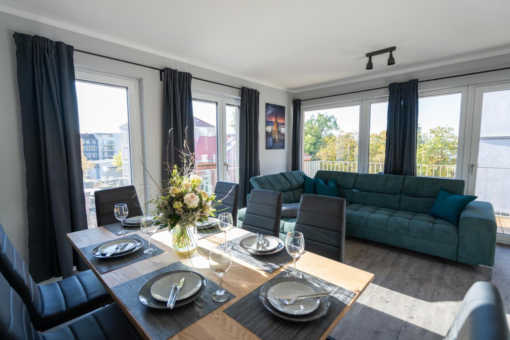 Supreme City Dream Mit Terrasse Und Parkplatz - 110M² Dresden Exterior photo